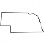 Nebraska state outline