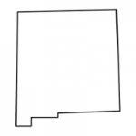 New Mexico state outline