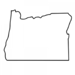 Oregon state outline