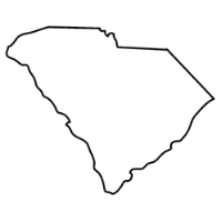 South Carolina state outline