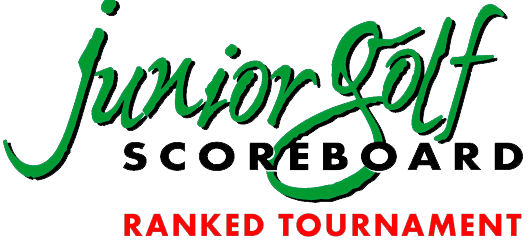 Junior Golf Scoreboard ranked tournament